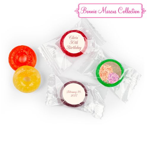 Blooming Joy Personalized Birthday LIFE SAVERS 5 Flavor Hard Candy Assembled