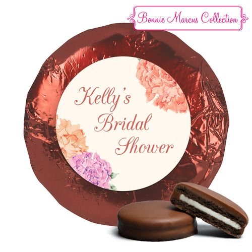 Blooming Joy Bridal Shower Favors Milk Chocolate Covered Oreo Assembled