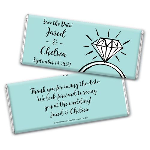 Last Fling Save the Date Favor Personalized Candy Bar - Wrapper Only