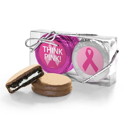 Breast Cancer Awareness Think Pink Chocolate Covered Oreos 2pk
