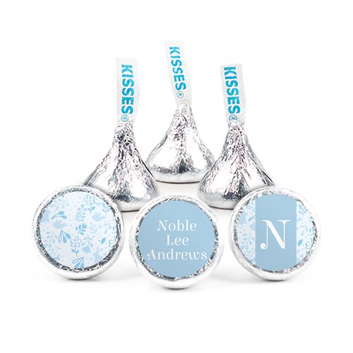 Personalized Boy Birth Announcement Cute Animals Hershey's Kisses