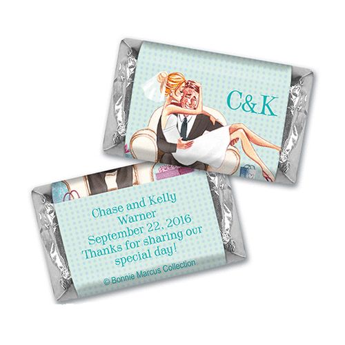 Love Me Tender Wedding Personalized Miniature Wrappers