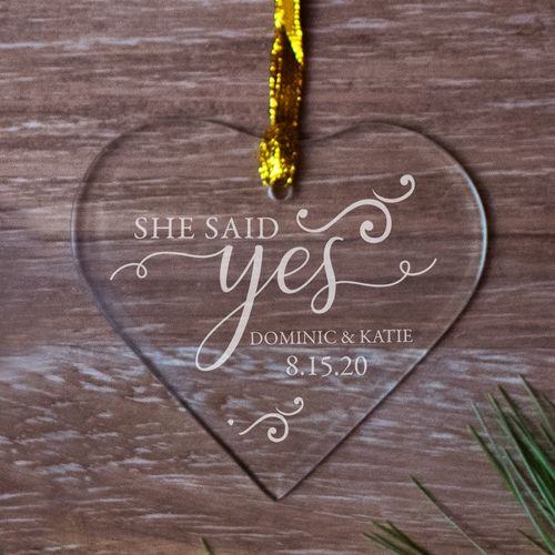 Personalized She Said Yes