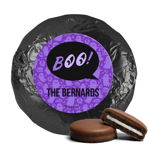 Personalized Halloween Spooky Phrases Chocolate Covered Oreos