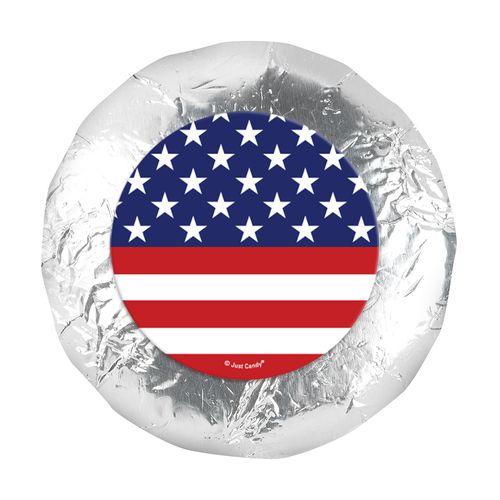 American Flag 1.25" Stickers (48 Stickers)