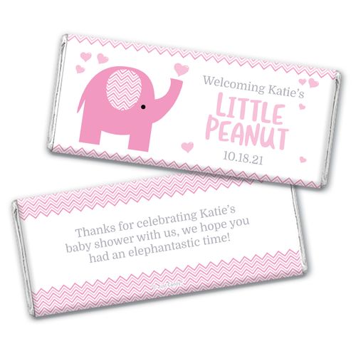 Baby Shower Personalized Chocolate Bar Little Peanut