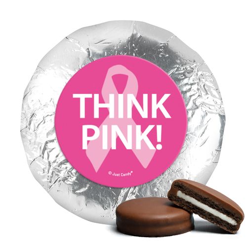 Personalized Bonnie Marcus Chocolate Covered Oreos - Breast Cancer Awareness Simply Pink