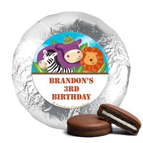 Personalized Birthday Safari Milk Chocolate Covered Oreos