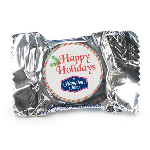 Personalized York Peppermint Patties - Christmas Stripes