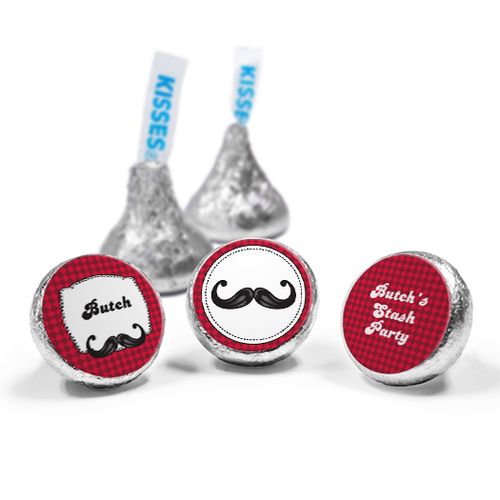 Personalized Birthday Mustache Madness Hershey's Kisses
