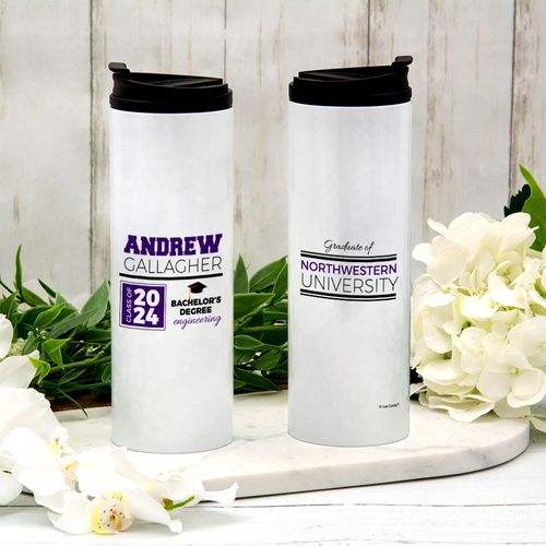 Personalized Graduate Stainless Steel Thermal Tumbler (16oz)