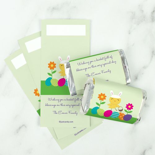 Cute As a Bunny Personalized Miniature Wrappers