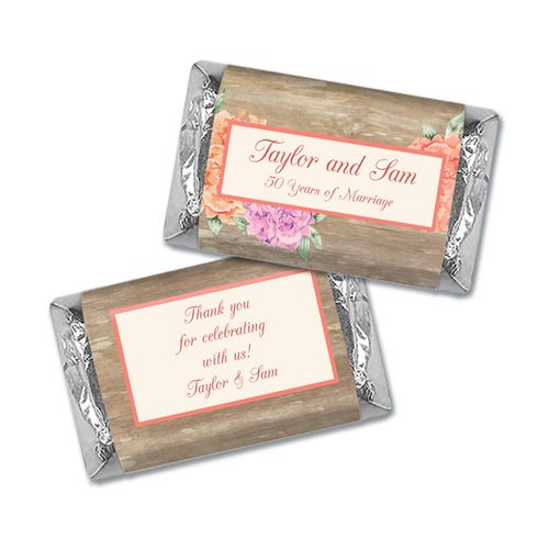 Beautiful Love Anniversary Personalized Miniature Wrappers