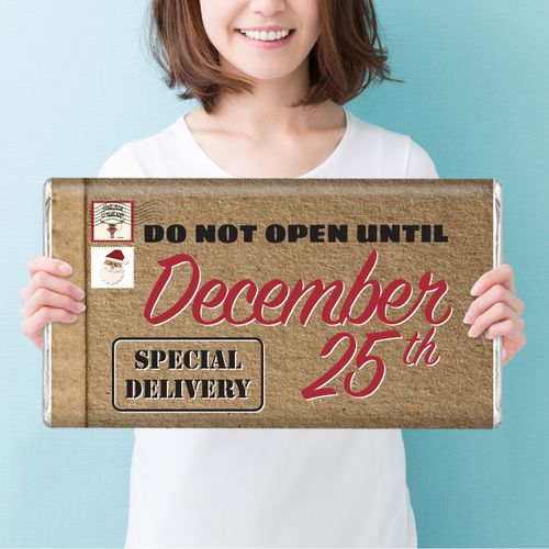 Personalized Special Delivery Package Christmas Giant 5lb Hershey's Chocolate Bar