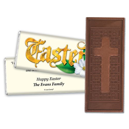 Personalized Easter Blessings Embossed Chocolate Bar