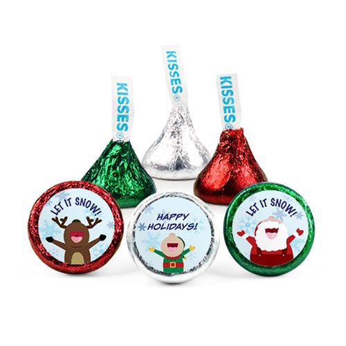 Personalized Christmas Snow Dance Hershey's Kisses