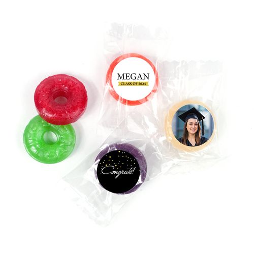 Starry Grad Personalized Graduation LifeSavers 5 Flavor Hard Candy Assembled