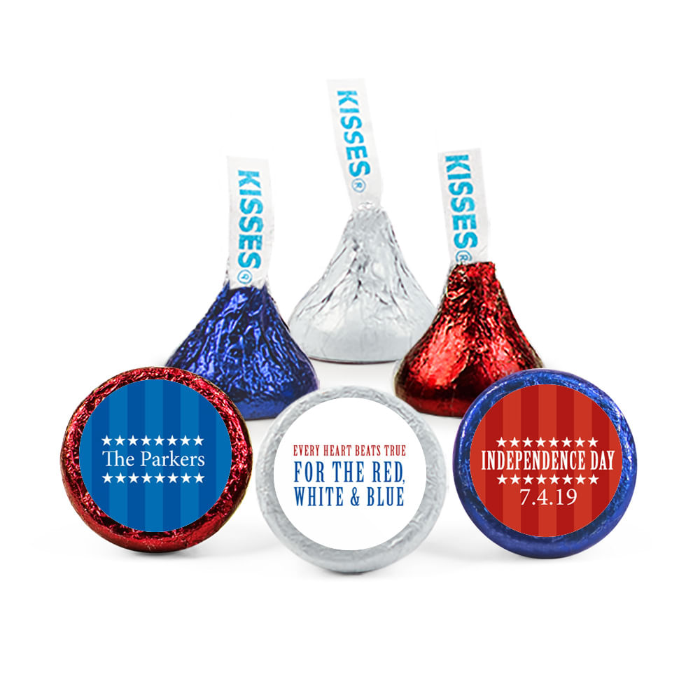 Personalized Patriotic Freedom Hershey's Kisses - Whcandy.com