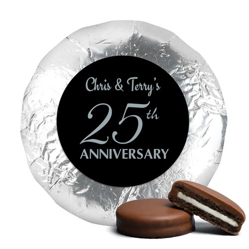 Simple Anniversary Milk Chocolate Covered Oreo Cookies Assembled