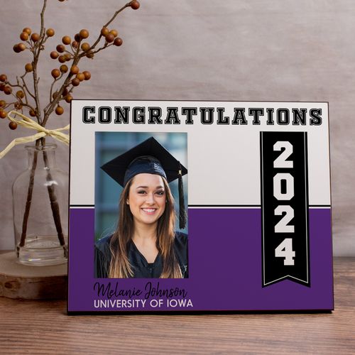Personalized Picture Frame - Graduation Color Block