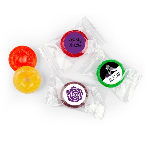 Newlywed Personalized Wedding LIFE SAVERS 5 Flavor Hard Candy Assembled