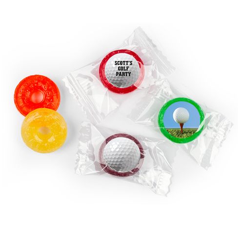 Personalized Birthday Golf Life Savers 5 Flavor Hard Candy