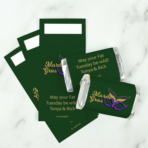 Personalized Mini Wrappers Only - Mardi Gras Masquerade