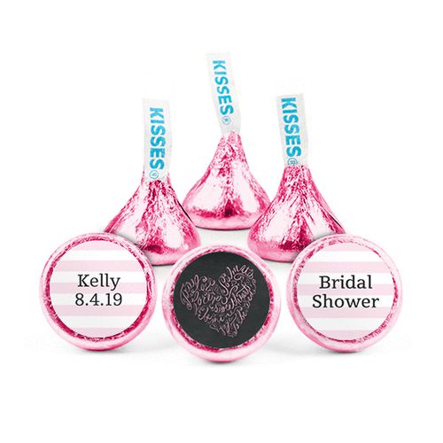 Personalized Bridal Shower Whispering Heart Hershey's Kisses