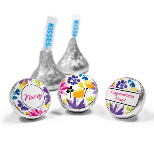 Personalized Birthday Garden Blooms Hershey's Kisses