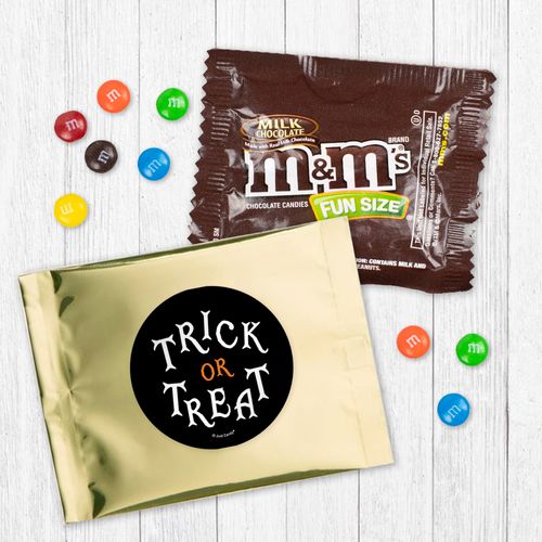 Personalized Halloween Trick Or Treat - Milk Chocolate M&Ms