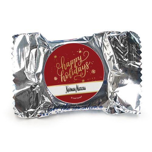Personalized Happy Holidays Add Your Logo York Peppermint Patties