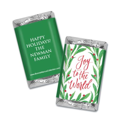 Personalized Bonnie Marcus Joyous Spirit Christmas Mini Wrappers Only