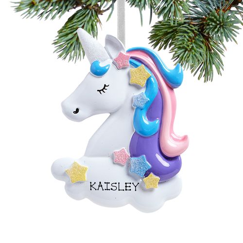 Personalized Pretty Pastel Unicorn