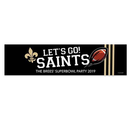 Saints Football Party 5 Ft. Banner