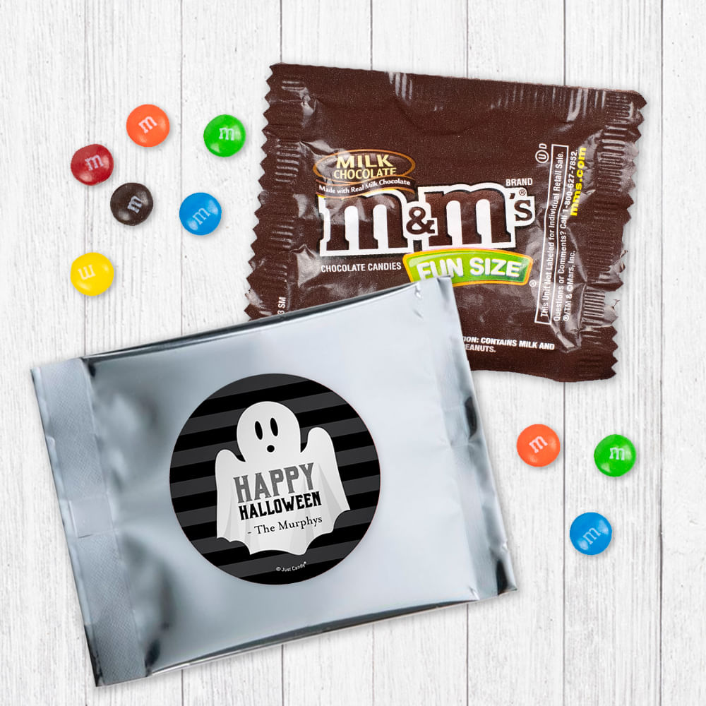 M&Ms Milk Chocolate Ghoul's Mix - Personalized Candy Wrappers, Custom Candy  & Personalized Chocolate Bars