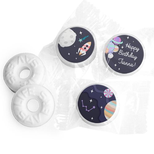 Personalized Space Birthday Out of this World- Life Savers Mints