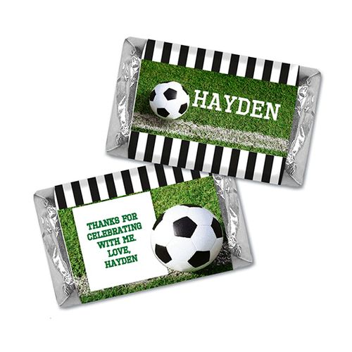 Personalized Birthday Soccer Balls Miniatures Wrappers