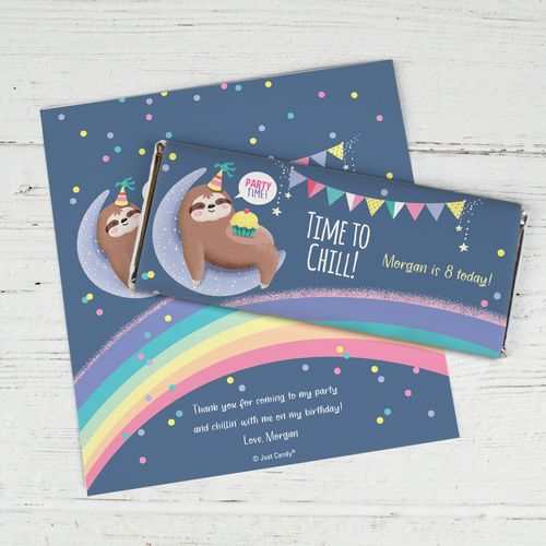 Personalized Kids Birthday - Chill Birthday Chocolate Bar Wrappers