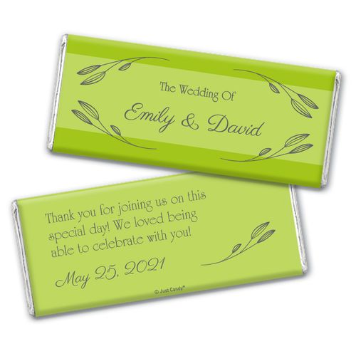 Personalized Wedding Wishes Chocolate Bar Wrappers