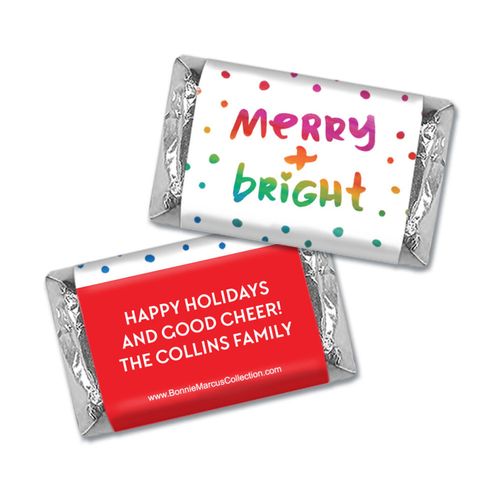 Personalized Bonnie Marcus Very Merry Christmas Mini Wrappers Only
