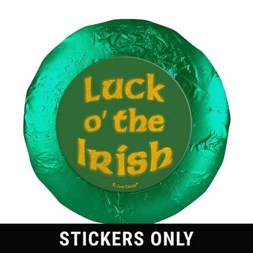 St. Patrick's Day Gold 1.25" Stickers (48 Stickers)