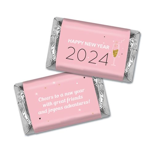 Personalized New Year's Champagne Soiree Mini Wrappers Only