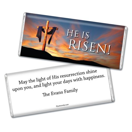 Easter Sunrise Personalized Hershey's Bar Assembled