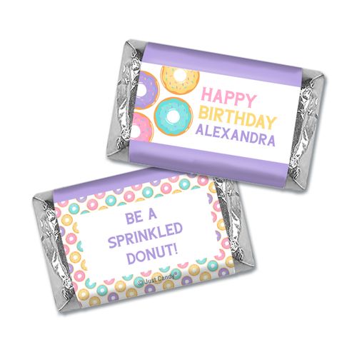 Personalized Donut Birthday Hershey's Miniatures Wrappers - Donut Party