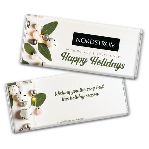 Personalized Christmas Bells Chocolate Bars