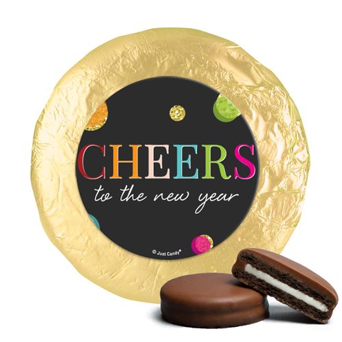 Personalized Milk Chocolate Covered Oreos - New Year's Eve Cheers