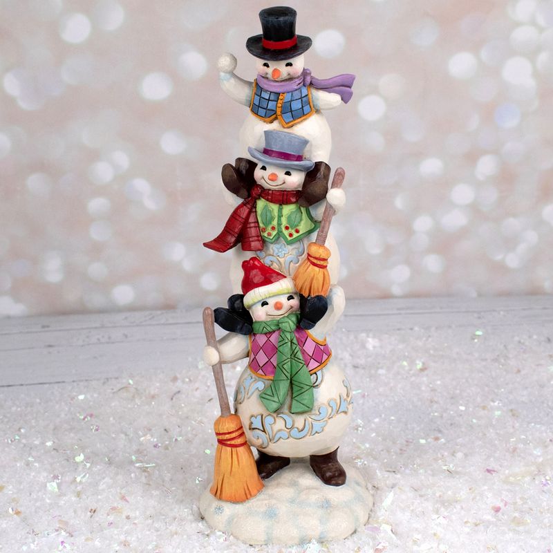 Jim Shore Three Stacked Snowmen Tabletop Holiday Ornament Jim Shore Three Stacked Snowmen Tabletop Holiday Ornament