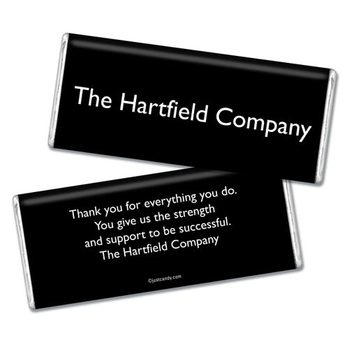 Personalized Chocolate Bar & Wrapper - Business Promotional Business Card