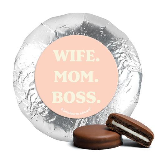 Milk Chocolate Covered Oreos - Mother's Day Wife. Mom. Boss