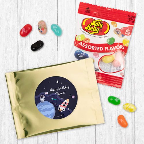 Personalized Space Birthday Jelly Belly Jelly Beans - Out of this World